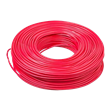 CABLE UNIPOL 6mm ROJO x 100M