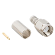 CONECTOR SMA M RG58 CRIMP