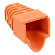 CAPUCHON GOMA RJ45 NARANJA