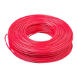 CABLE UNIPOL 4mm ROJO x 100M