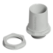 CONECTOR C/TUERC PVC Ø25 GRIS